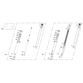 Fork dust seal genuine Showa 39mm 2