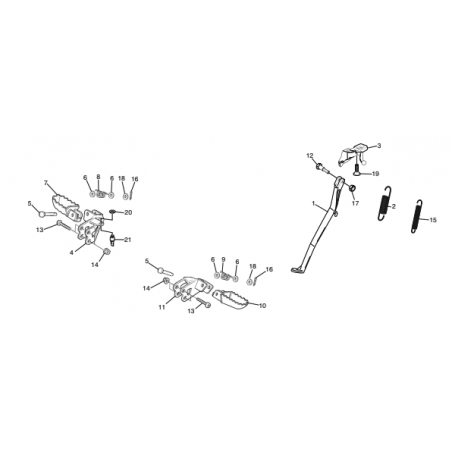 Ressort intérieur pour béquille Montesa Cota 4RT 301RR