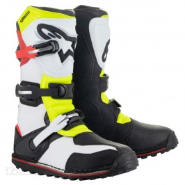 Stivali trialAlpinestars Tech T Fluor - Bianco