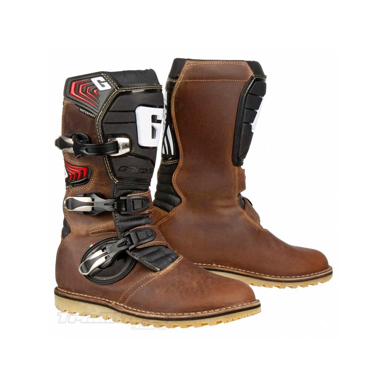 Boots Gaerne Balance Oiled Waterproof Brown trial Gaerne Trials boots
