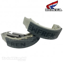 Front and rear drum brake pads Honda TLR 200