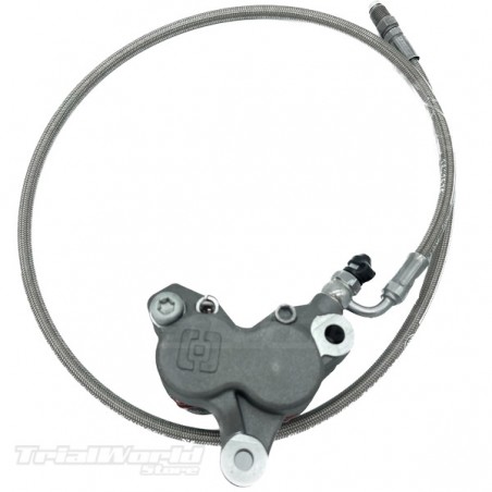BRAKTEC étrier de frein avant 4 pistons + tuyau de frein KIT Braktec