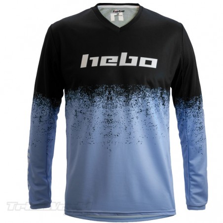 Camiseta Hebo PRO Trial V Dripped azul