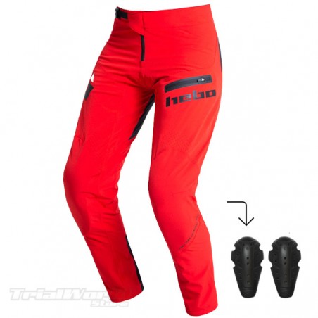 Pantalon trialHebo TECH rouge