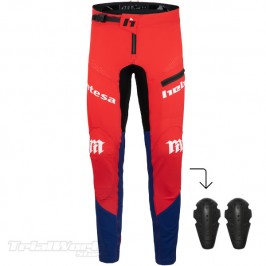 Pantalon Hebo TECH MONTESA CLASSIC rojo y azul