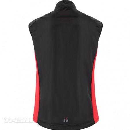 Gilet Trial Hebo Line 2.0 rouge et noir