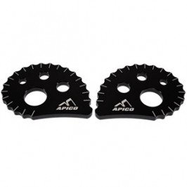 Alberi a camme ruota posteriore grande moto da trialin colore nero