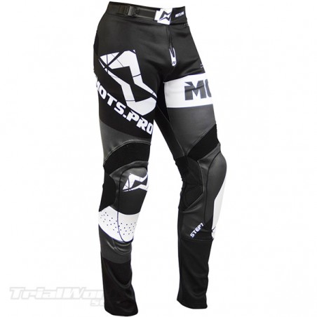 Pantaloni MOTS STEP7 bianco e nero