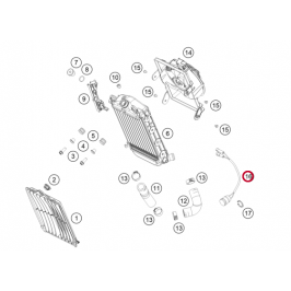 Termocontatto del radiatore GASGAS TXT Prova dal 2023 2