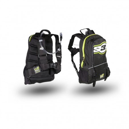 Yellow hydration Back pack S3 O2 Max