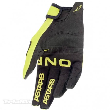 Gloves Alpinestars Radar Youth - Kids yellow