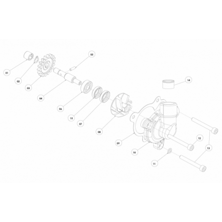 Circlip water pump shaft TRS all - DIN 471 7x0.8