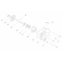 Albero della pompa dell'acqua TRRS - TRS Motorcycles 2