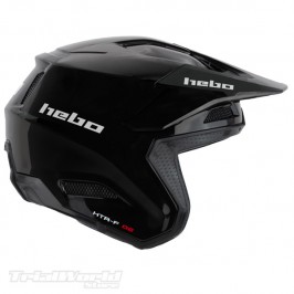 Casco trial Hebo Zone PRO Monocolor negro