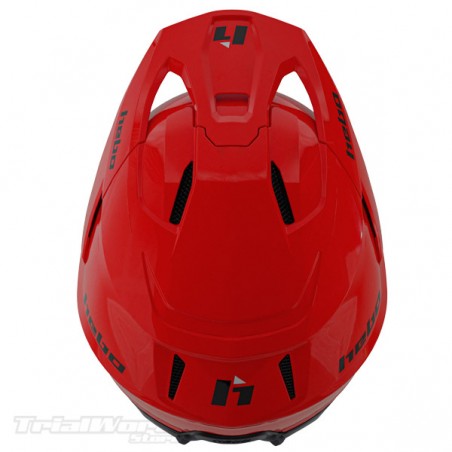 Casco trial Hebo Zone PRO Monocolor rojo