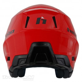 Casco trialHebo Zone PRO Monocolor rosso 2