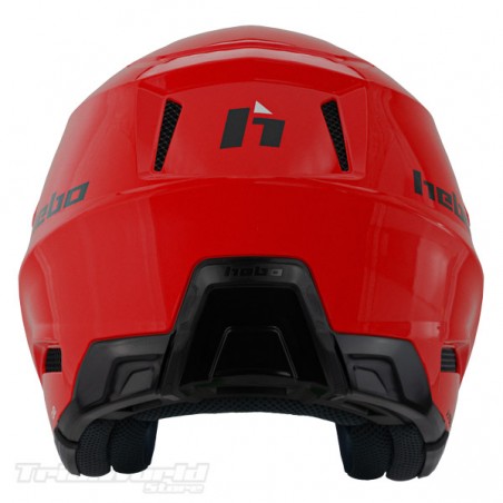 Casco trial Hebo Zone PRO Monocolor rojo