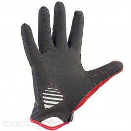 Guantes Trial MOTS STEP6 negro y rojo 2