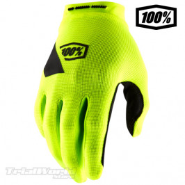 Gloves 100% RIDECAMP trialyellow