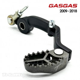 Rear extended brake pedal GASGAS TXT Trial 2009 - 2018 black