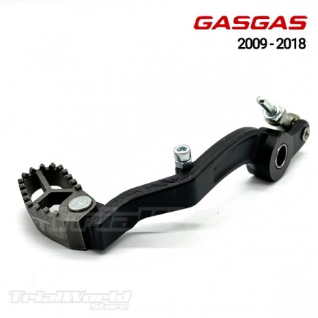Rear extended brake pedal GASGAS TXT Trial 2009 - 2018 black