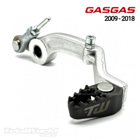 Rear brake pedal GASGAS TXT Trial 2009 - 2018 silver
