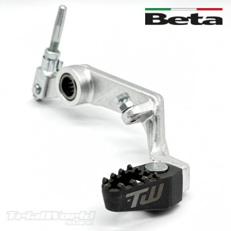 Rear brake pedal BETA EVO Trial silver