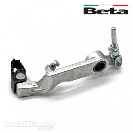 Rear brake pedal BETA EVO Trial silver