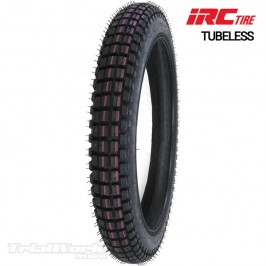 Rear tyre trial IRC TR-011R 18" tubeless 2