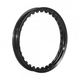 Llanta trasera tubeless 18" mecanizada Morad - 32 radios negra