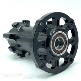 Moyeu arrière moto trialjante noire Morad 32 rayons - axe 17mm