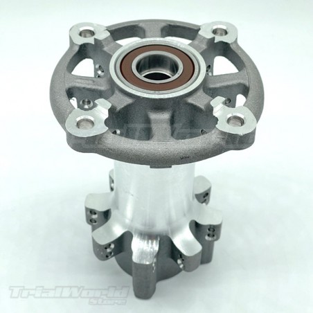 Rear hub motorcycle trialgray rim Morad 32 spokes - axle 17mm
