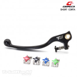 Clutch lever trialshort black GRIMECA with adjuster