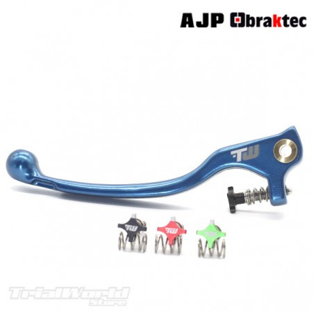 trial Braktec AJP Leva della frizione blu - con regolatore