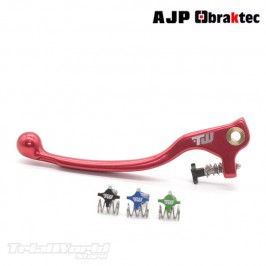 trial Braktec AJP Leva della frizione rossa - con regolatore