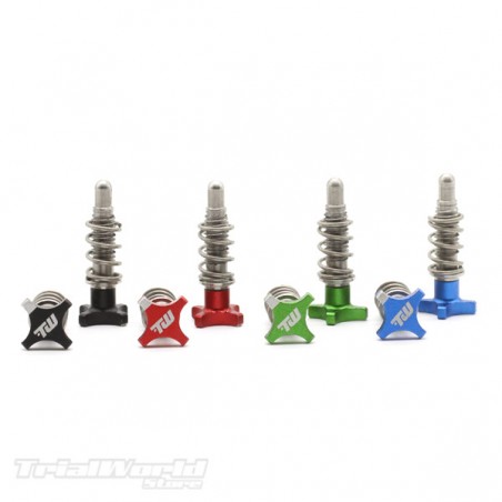 Regulador Trialworld negro para manetas AJP y Braktec de Trial