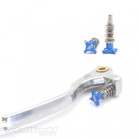 trial Braktec AJP Leva della frizione grigia - con regolatore blu