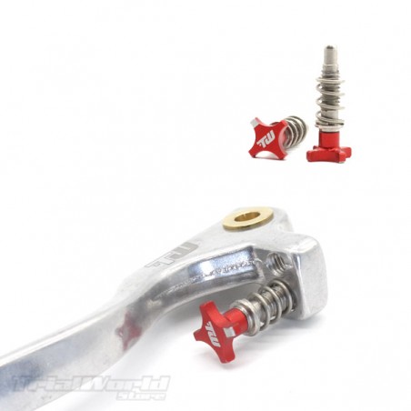 Clutch lever trialgray GRIMECA with red adjuster