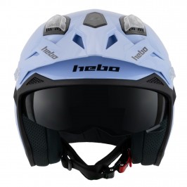 Casco Trial Hebo Zone 5 Monocolor Azul 2