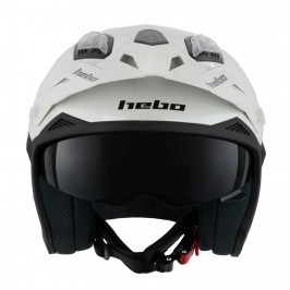 Casco Trial Hebo Zone 5 Monocolor Blanco 2