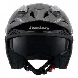 Casco Trial Hebo Zone 5 Monocolor Negro 2