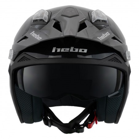 Helmet Trial Hebo Zone 5 Monocolor Black