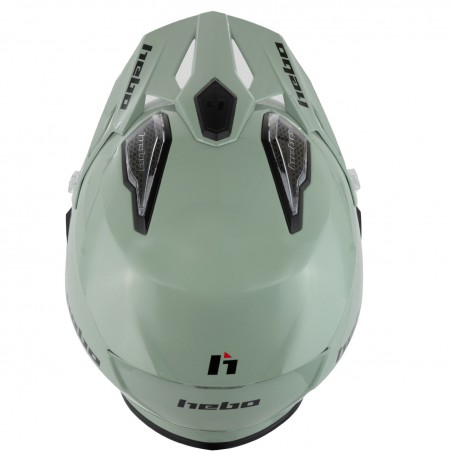 Casco Trial Hebo Zone 5 Monocolor Verde