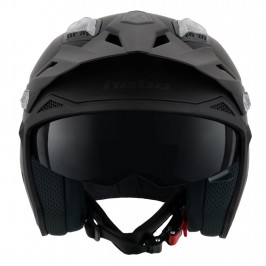 Casco Trial Hebo Zone 5 Monocolor Negro Mate 2