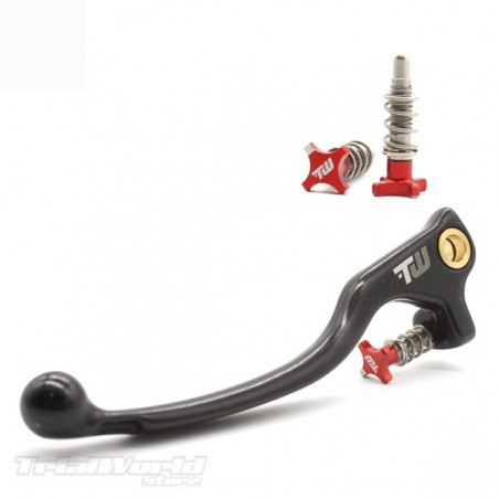 trialLevier d'embrayage noir GRIMECA avec réglage rouge