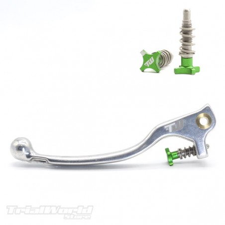 trial Braktec AJP Levier d'embrayage gris - avec réglage vert