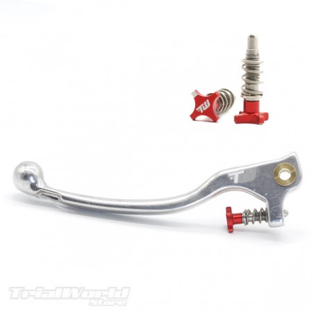 trial Braktec AJP Levier d'embrayage gris - avec réglage rouge