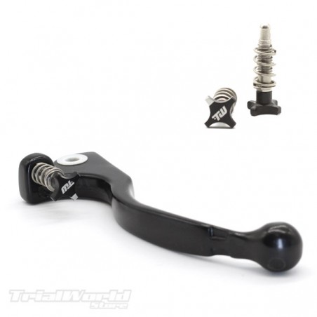 Maneta de embrague trial negro Braktec - AJP con regulador negro