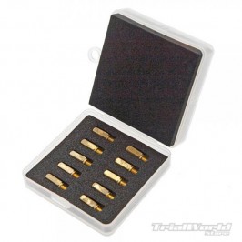 Kit de 10 gommes pour carburateurs Keihin