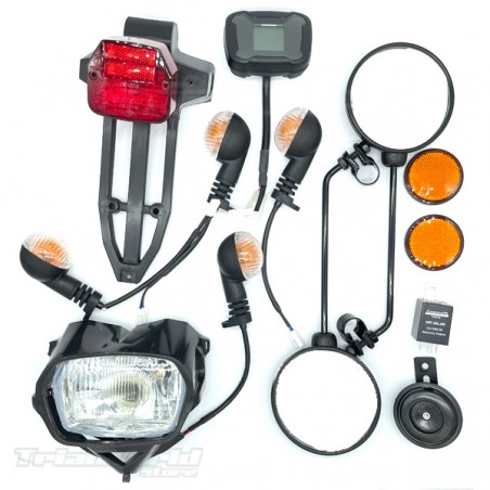 Kit de ITV adaptable para moto de trial